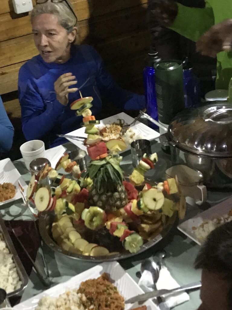 FOOD ON MOUNT KILIMANJARO